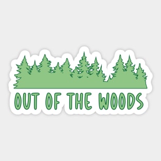 out of the woods tv Sticker